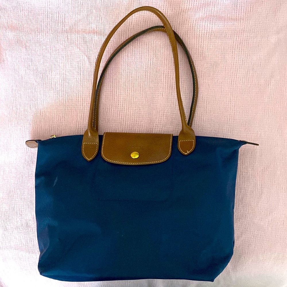 Longchamp Le Pliage Small Tote Navy Nylon